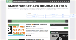 Desktop Screenshot of blackmarketapk.com